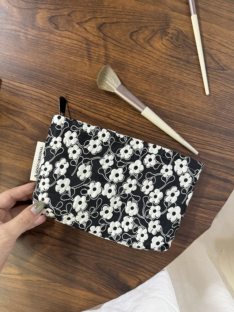 Flower Large Capacity Storage Portable Toiletry Liner Bags