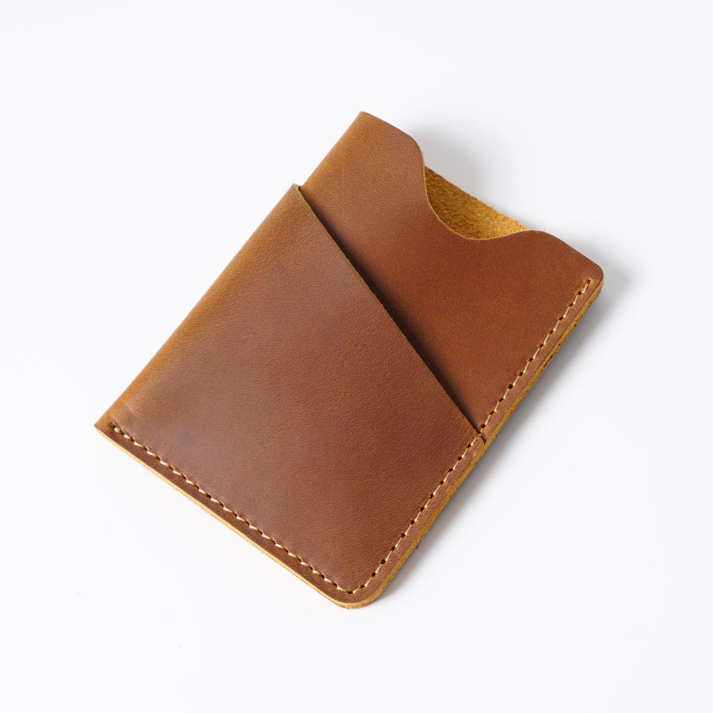 Men's Retro Crazy Horse Leather Cowhide Card Holder