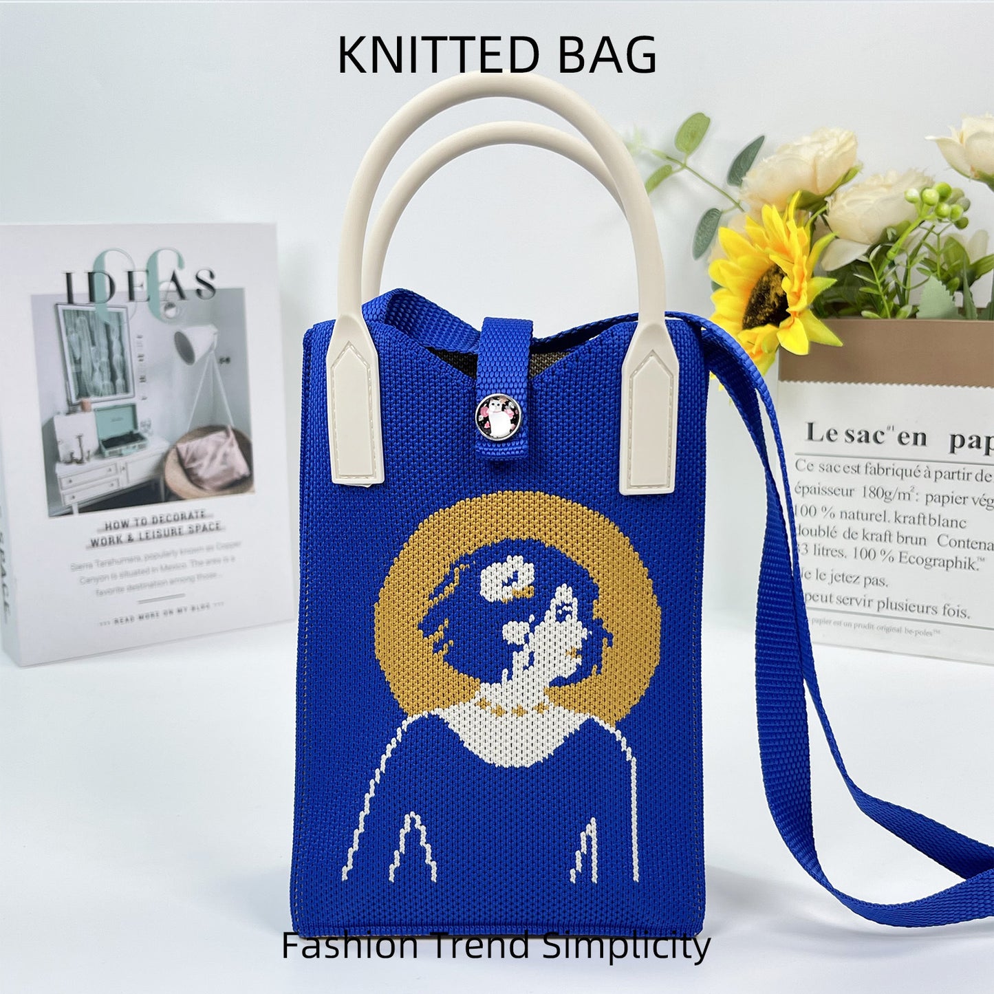 Pretty Knitted Mobile Mason Korean Mini Bags