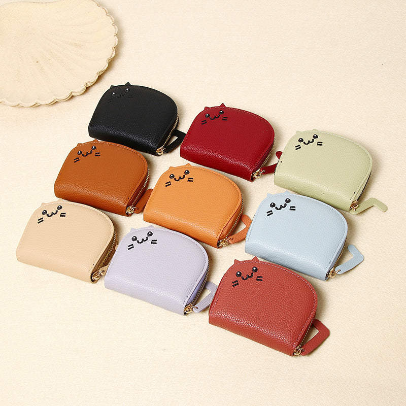 Graceful Cat Cute Advanced Cartoon Change Ladies Wallet