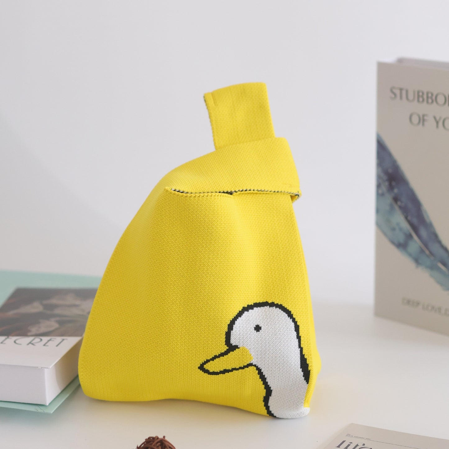 Unique Women's Knitted Woven Vest Simple Handbags