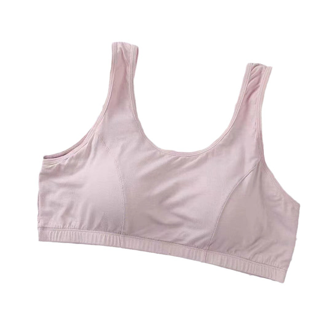 Fixed Cup Grandma Big Chest Small Bras