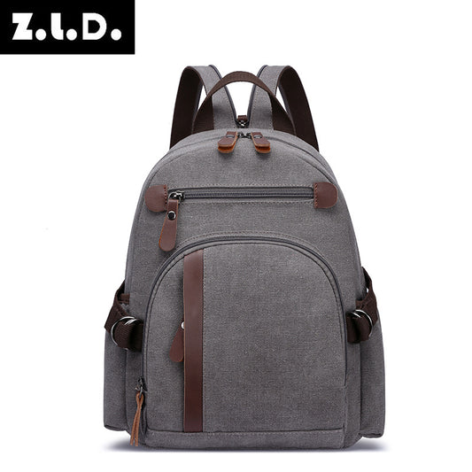 Washing Water Canvas Fashion Street Style Backpacks