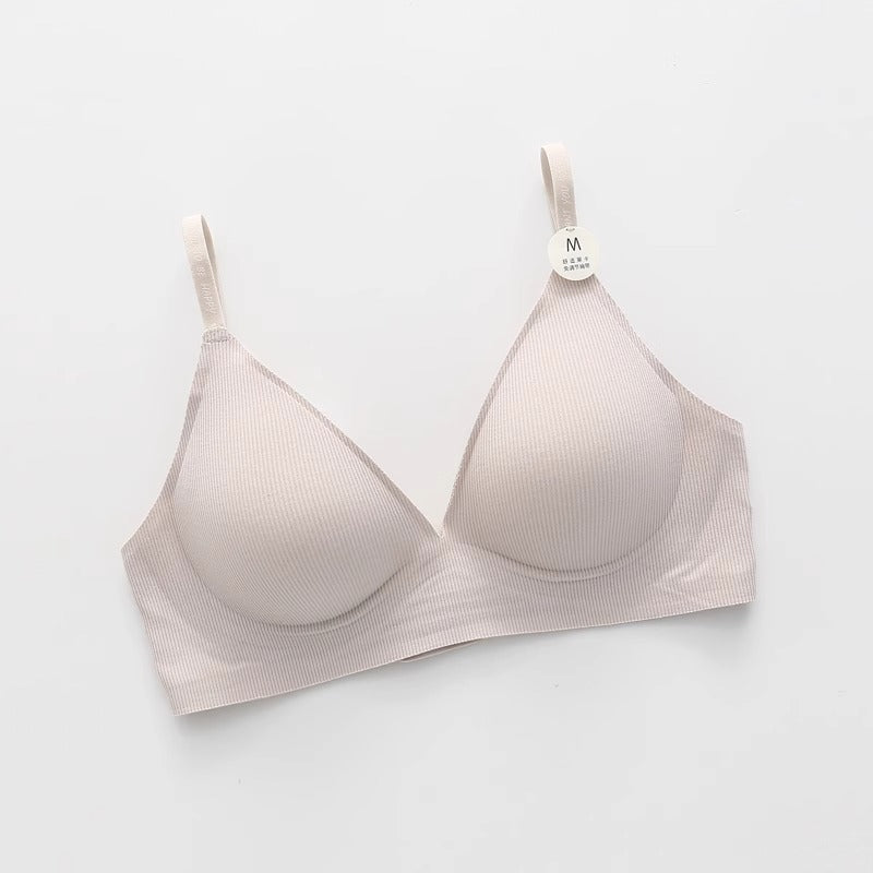 Women's Wireless Push Up Underwear Simple Deep Bras