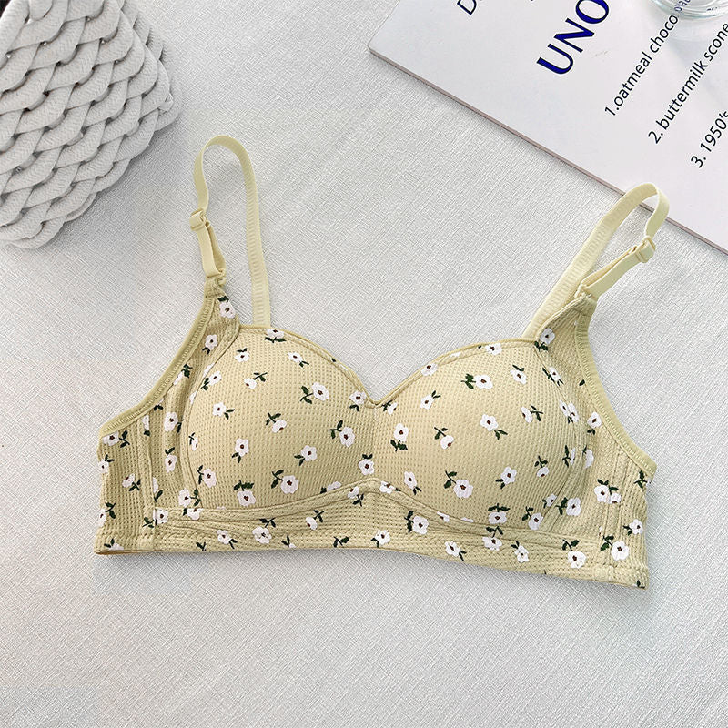 Women's Simple Sweet Vest Breathable Comfortable Push Bras