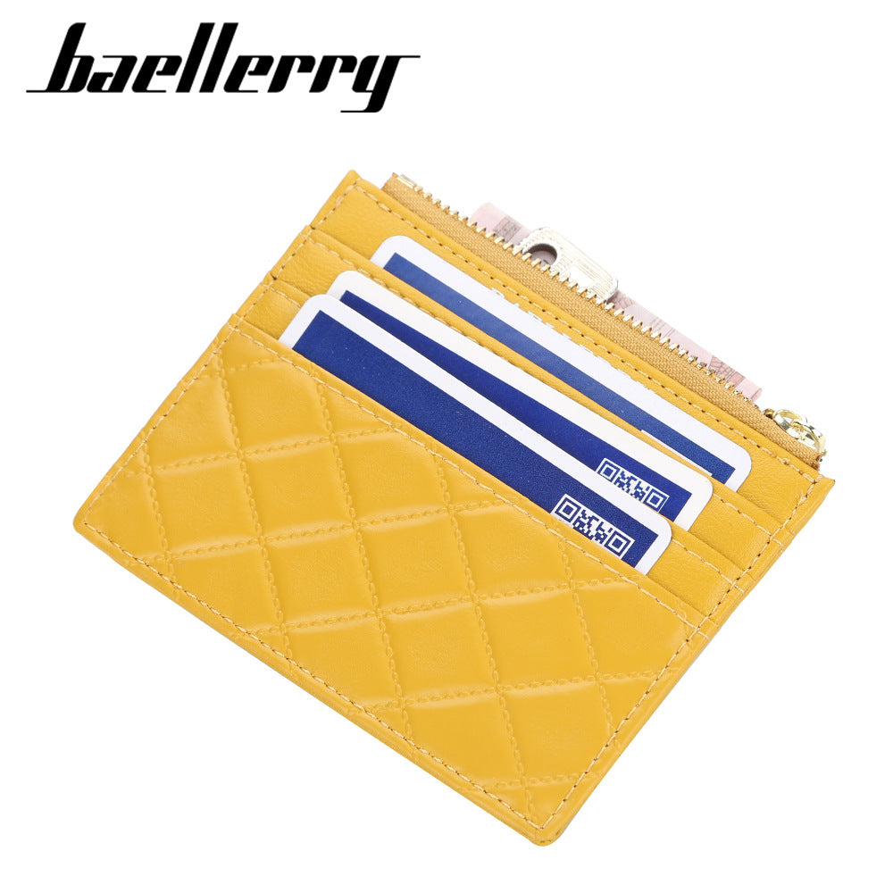 Women's Short Korean Style Zipper Fashion Large Capacity Ladies Wallet