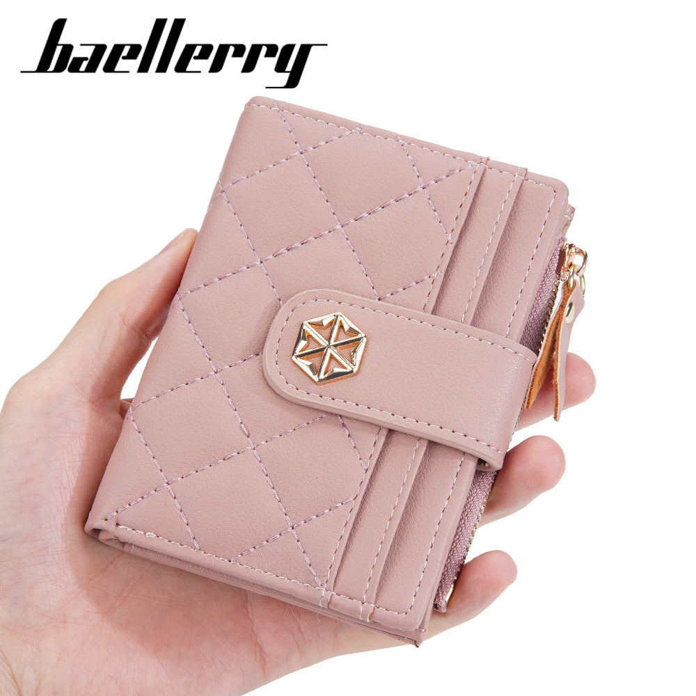 Women's No Multiple Slots Korean Short Ladies Wallets