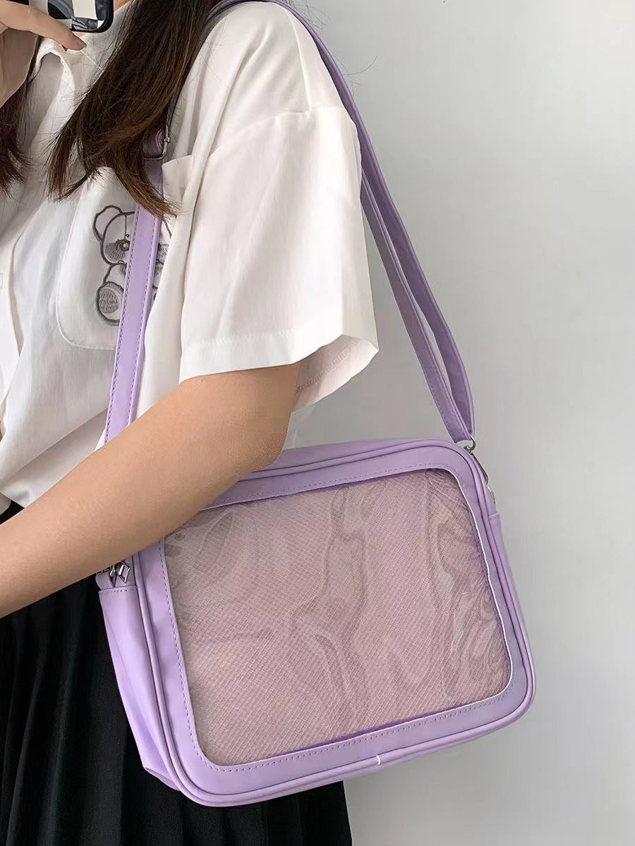 Comic Show Cartoon Uniform Style Bar Rice Crossbody Bags