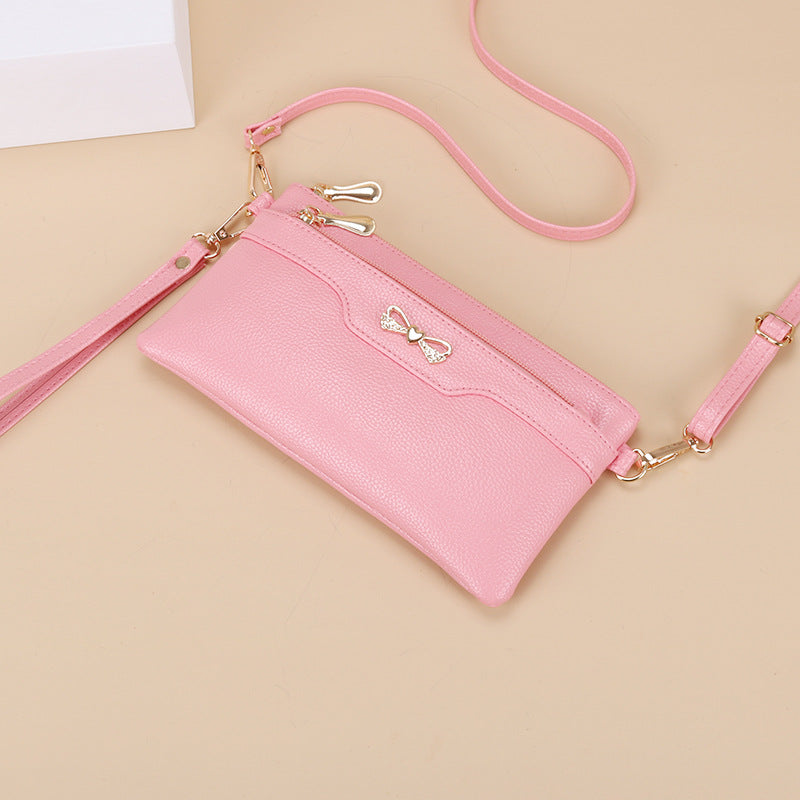 Women's Fashion Pouches Korean Versatile Simple Mobile Crossbody Bags