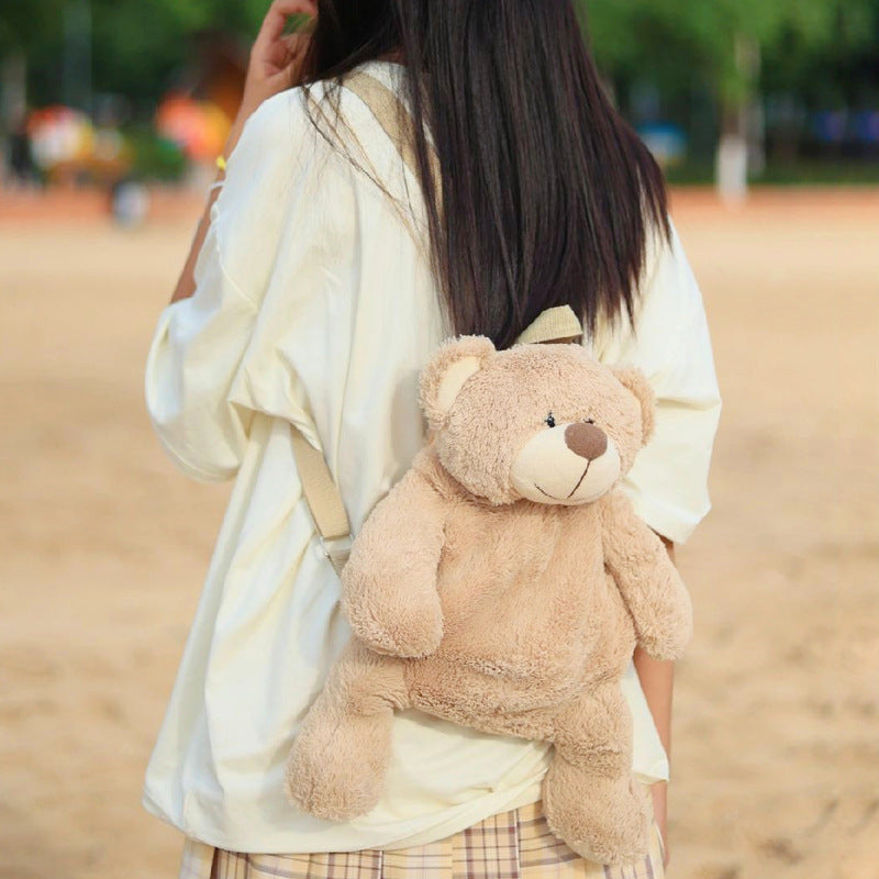 Korean Style Cute Plush Doll Female Backpacks