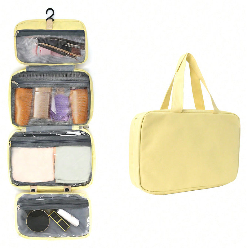 Dry Wet Separation Hanging Storage Toiletries Cosmetic Bags