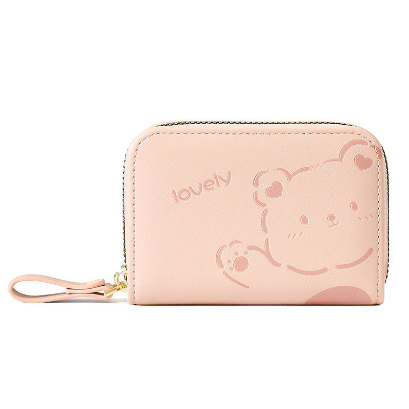 Women's Kaila Chain Mini Slot Expanding Cartoon Card Holder