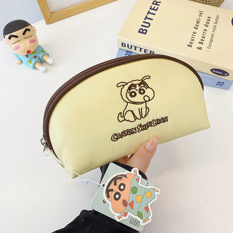 Fashion Simple Hand-held Shell Large Capacity Good-looking Makeup Bag