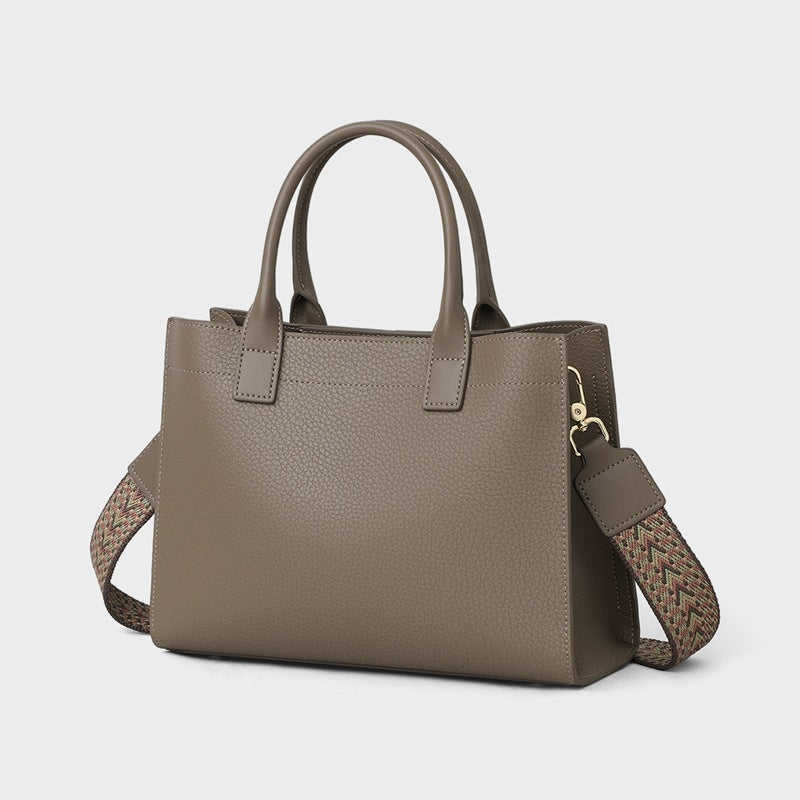 Women's Trendy Autumn Genuine Leather Portable Large Women's Messenger Bag
