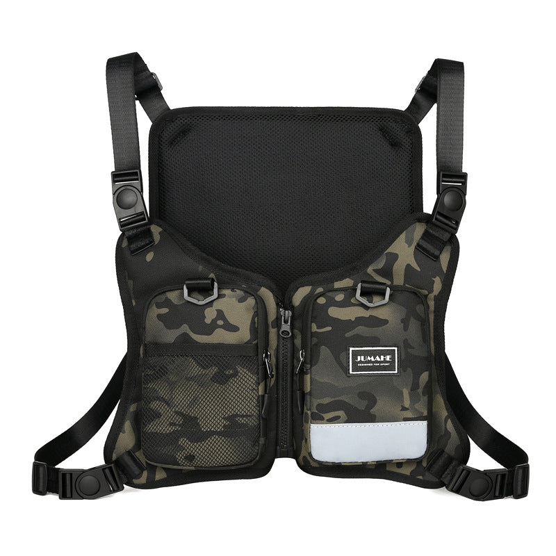 Women's & Men's Camouflage Night Running And Street Trendy Backpacks