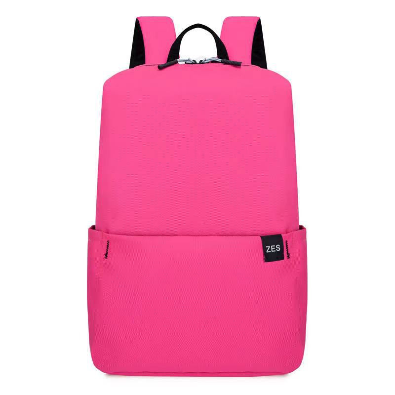 Colorful Trendy Cool Niche For Going Out Solid Color Backpacks