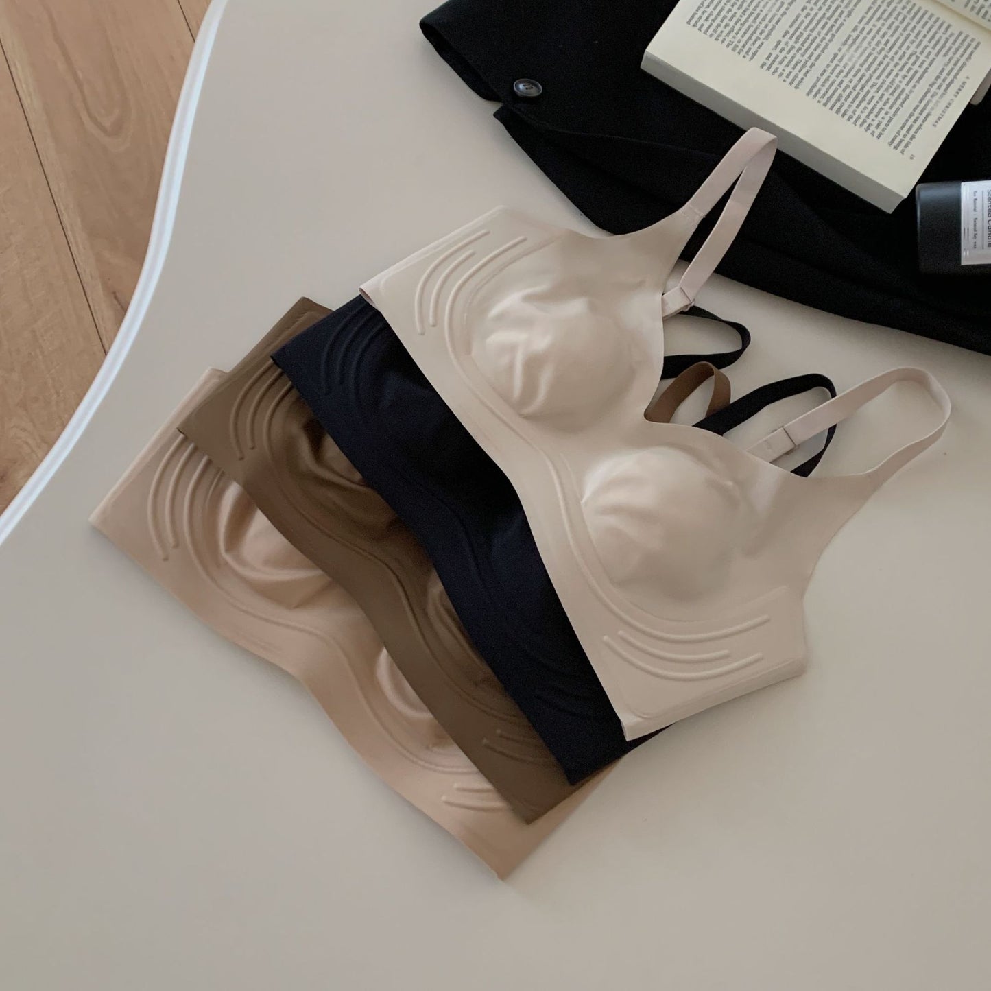 Women's Mug Underwear Big Chest Small Thin Breathable Everyday Bras