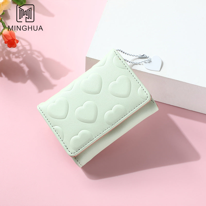 Women's Short Solid Color Summer Pattern Simple Ladies Wallets