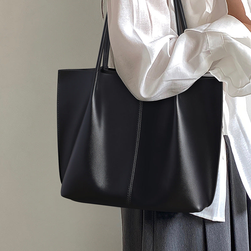 Women's Fashion Trendy Genuine Leather Versatile Large Bags