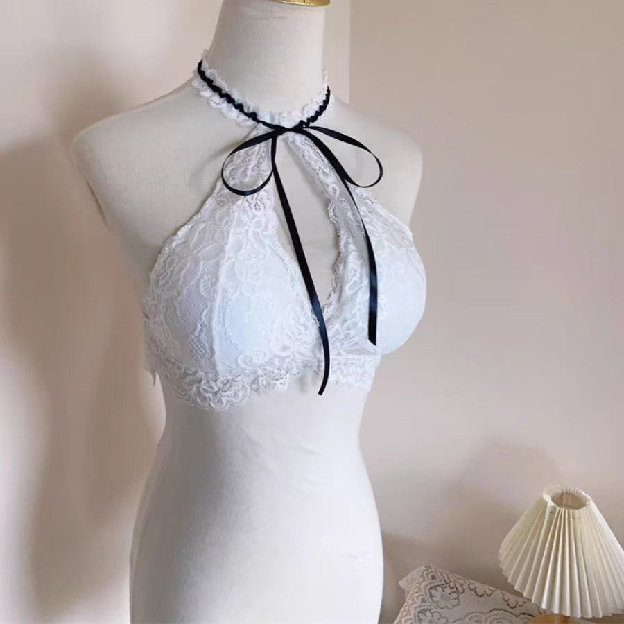 Halter Underwear Pure Desire Style Wireless Bandeau Back Shaping Lingerie Sets