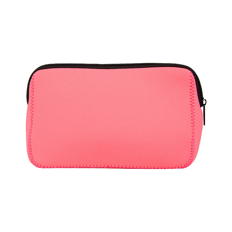 Neoprene Mobile Headset Sundries Storage Zipper Portable Makeup Bag