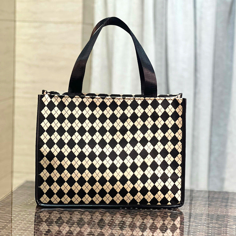 Korean Style Fashionable Letter Portable Large Capacity Shopping Fitness Yoga Handbags