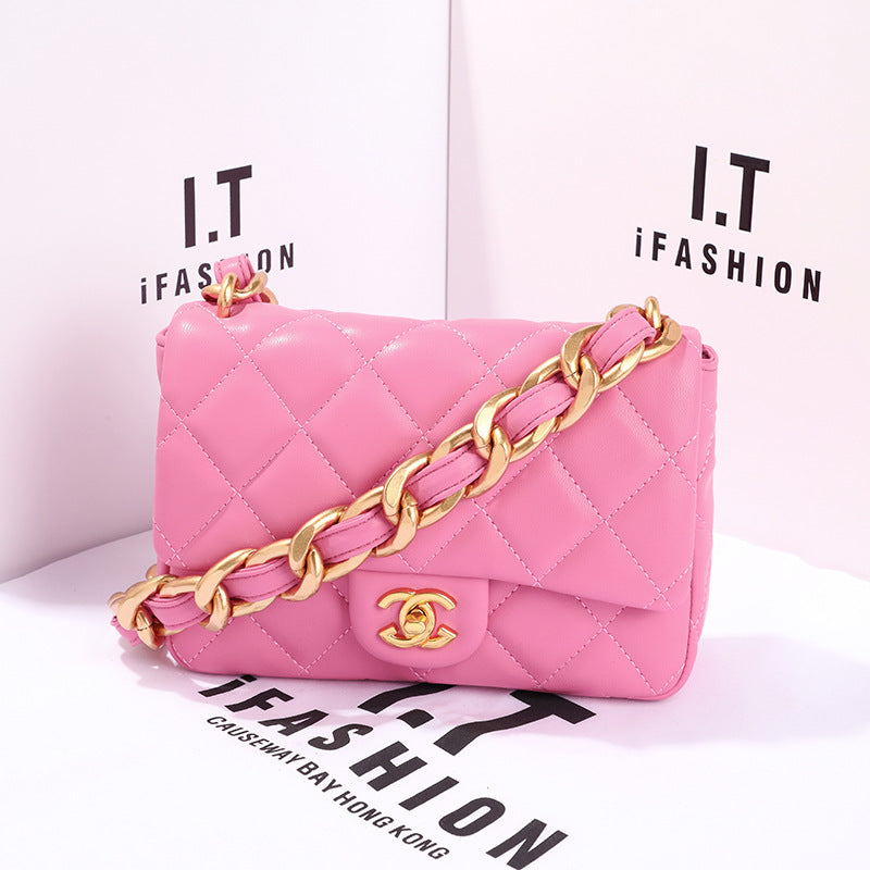 Women's Fashionable Classic Style Soft Leather Fat Women's Messenger Bag