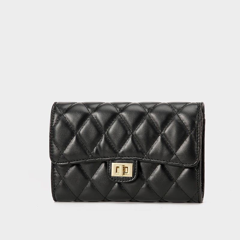 Women's Korean Style Rhombus Chain Fashion Elegant Small Square Bags