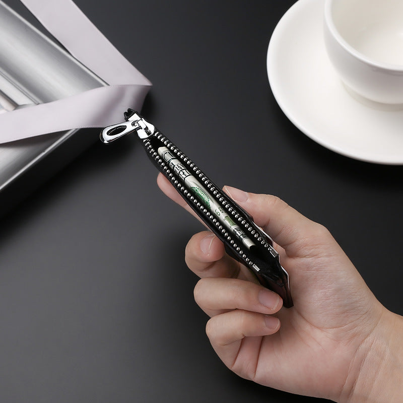 Top Layer Cowhide Bank Multiple Slots Bags