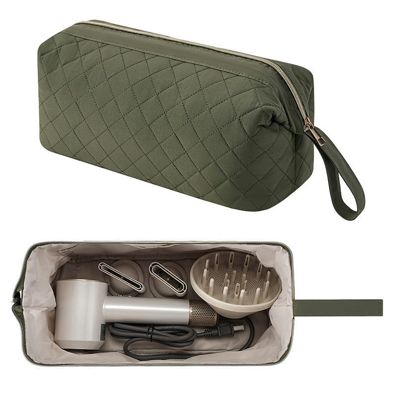 Floral Hair Dryer Storage Portable Curler Buggy Large Bags
