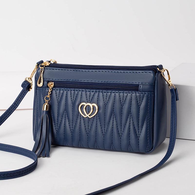 Women's Mom High-grade Mini Niche Tassel Soft Crossbody Bags