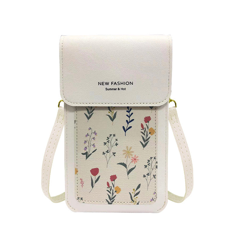 Stylish Touch Screen Thin Printed Mini Bags