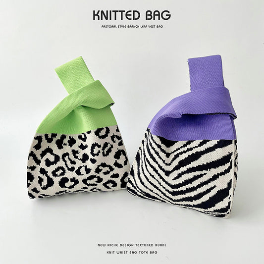 Knitted Large Capacity Totes Vest Commuting Shoulder Bags