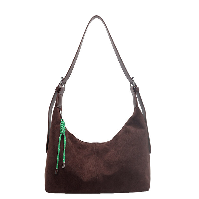 Women's Retro Large Capacity Totes Simple Fashion Commuter Class Korean Style Women's Shoulder Bag