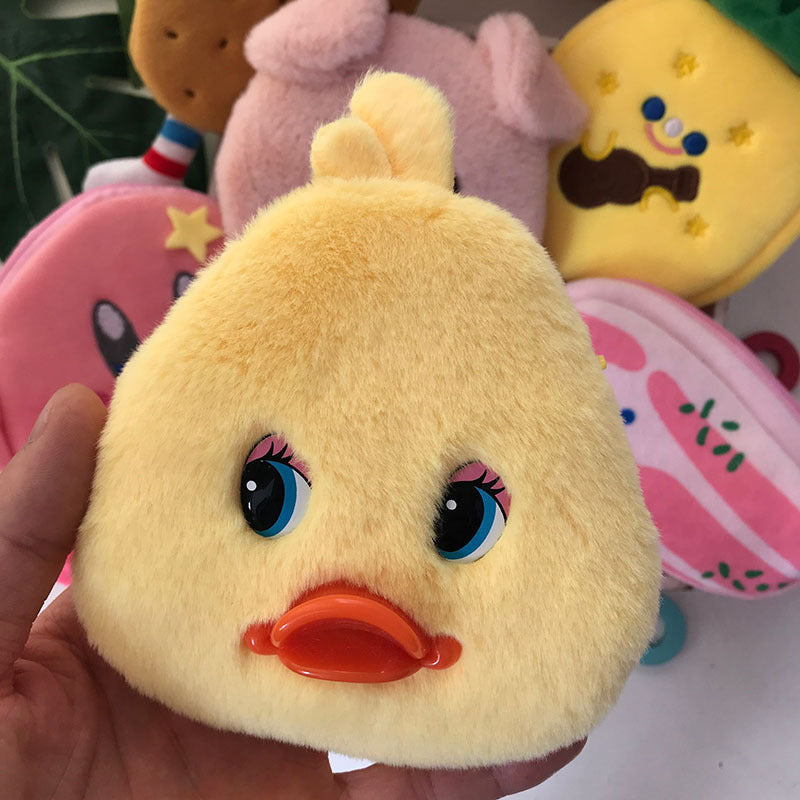 Glamorous Classic Graceful Cute Plush Cartoon Coin Purses