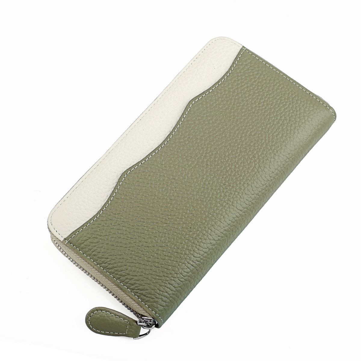 Women's Swiping Leather Long Style Expanding Clutch Ladies Wallet