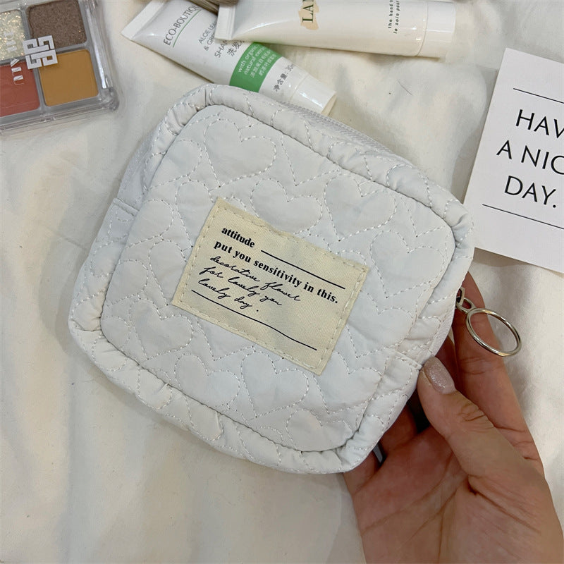 Cute Mini Portable Candy Color Buggy Cosmetic Bags