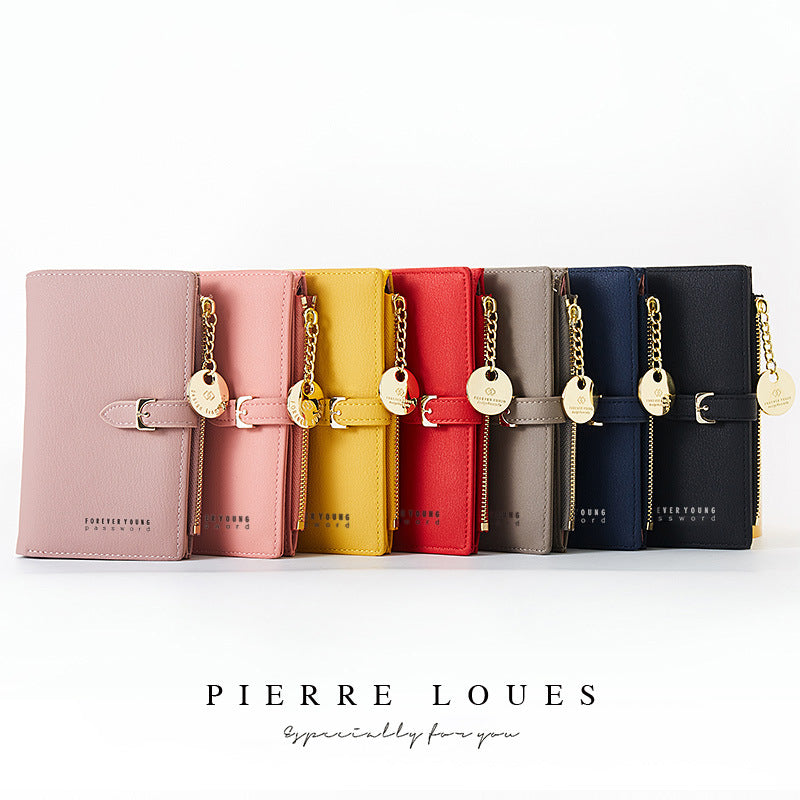 Women's Beautiful Short Chic Zipper Multifunctional Ladies Wallets