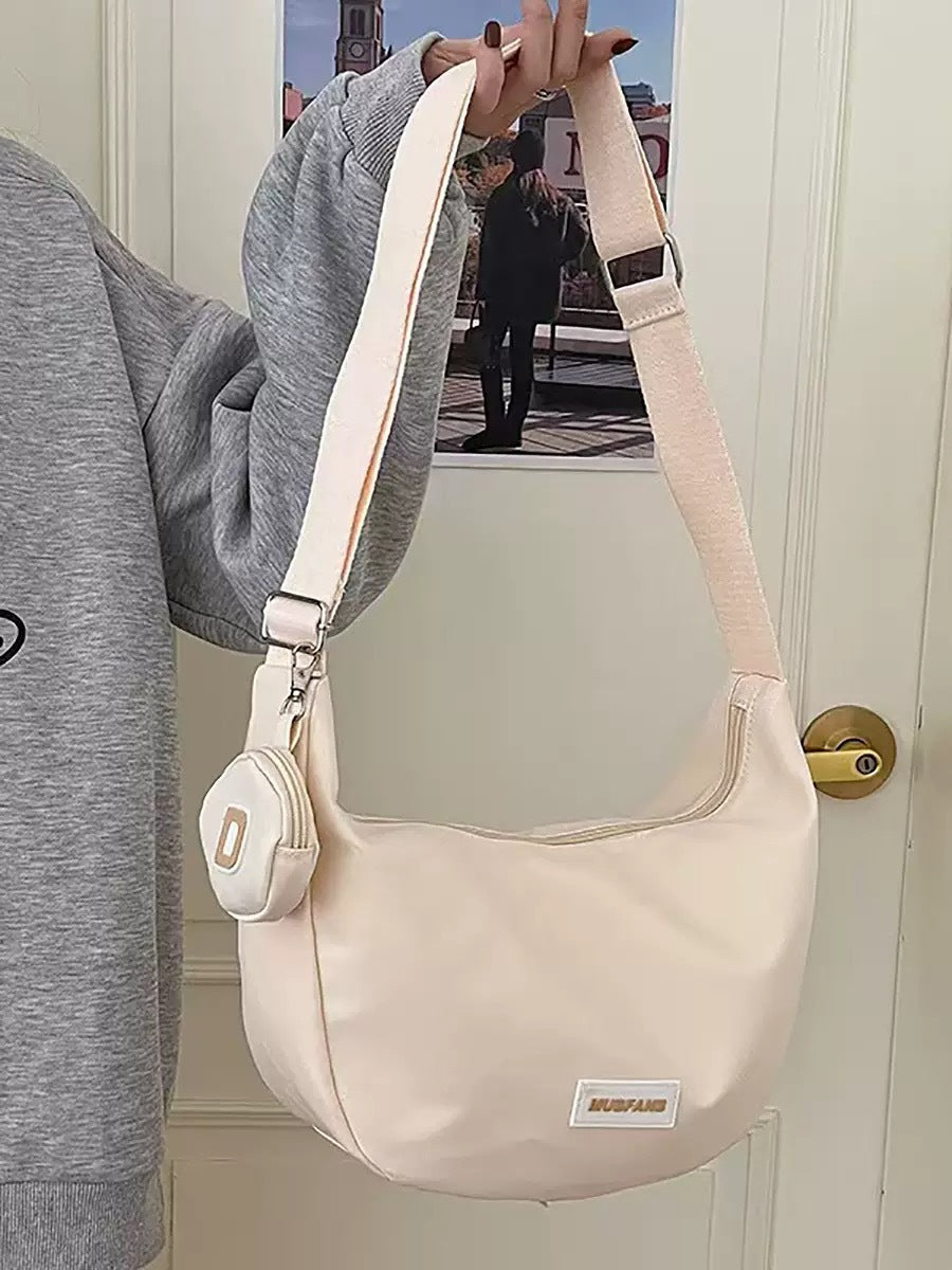 Style Versatile Summer Nylon Cloth Dumpling Class Large Bags