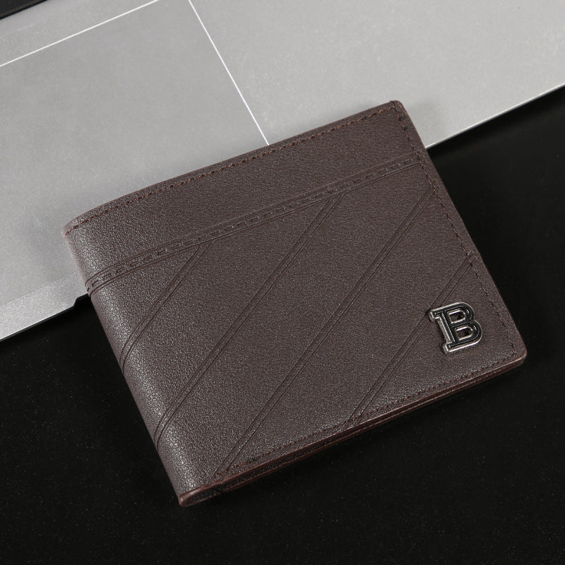 Men's Vintage Short Large Capacity Leather Men's Wallet