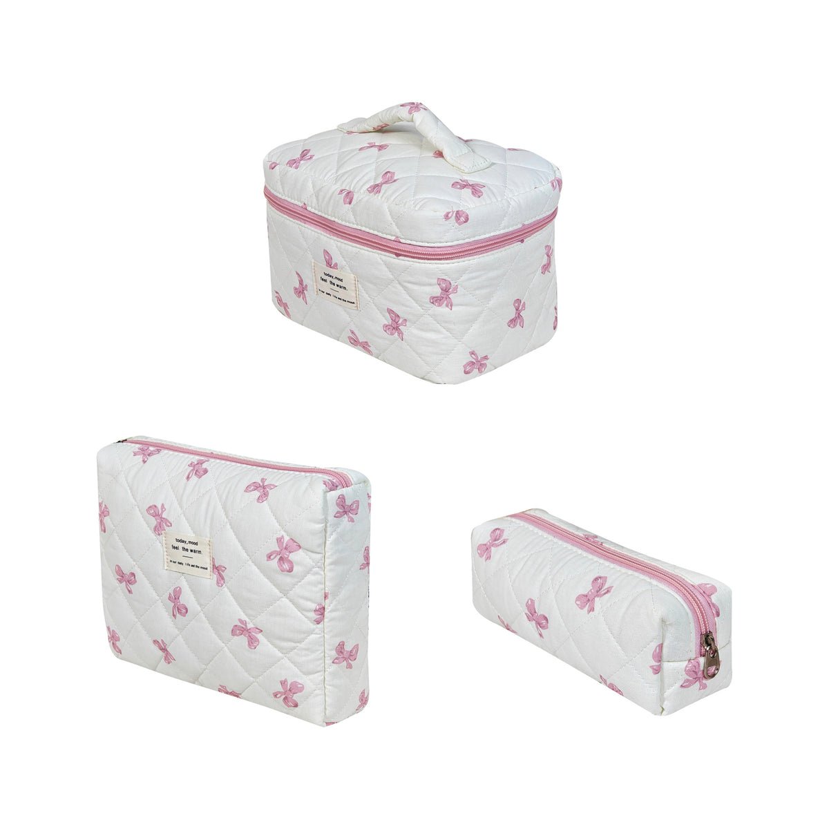 Direct Sale Portable Vertical Large Capacity Partition Storage Makeup Bag