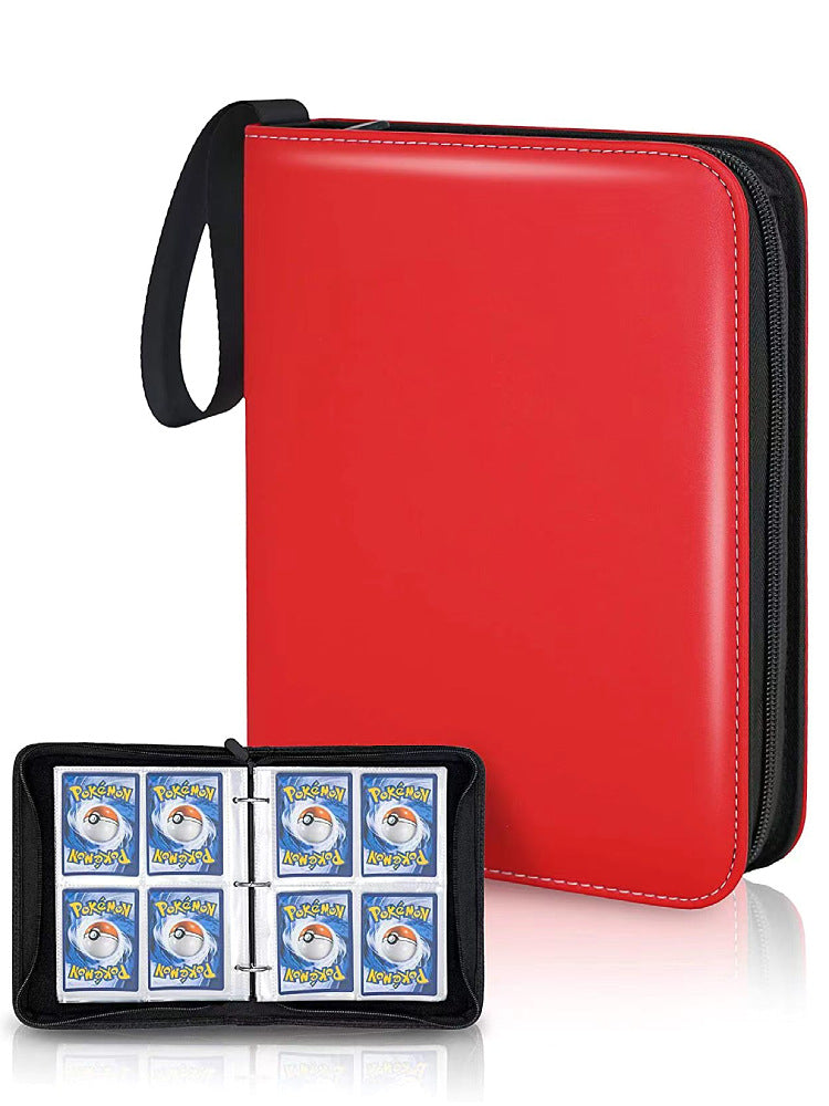 Graceful Binder Zipper Book Game Collection Card Holder