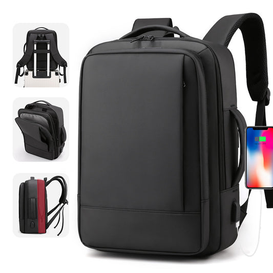 Men's Unique Extended Fashion Commuter Computer Backpacks