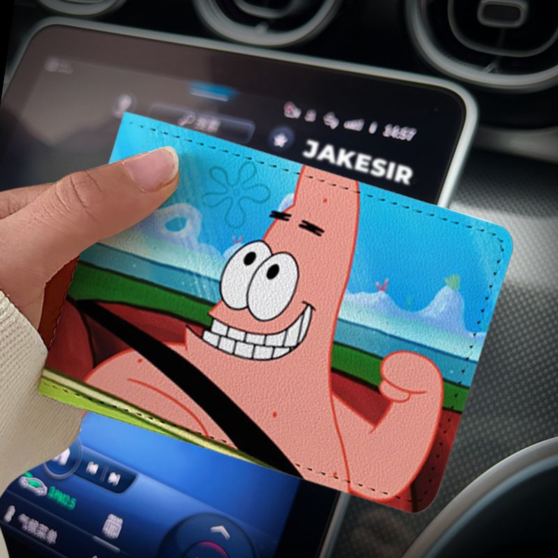 Octopus Funny Driving License Protective Cover Card Holder