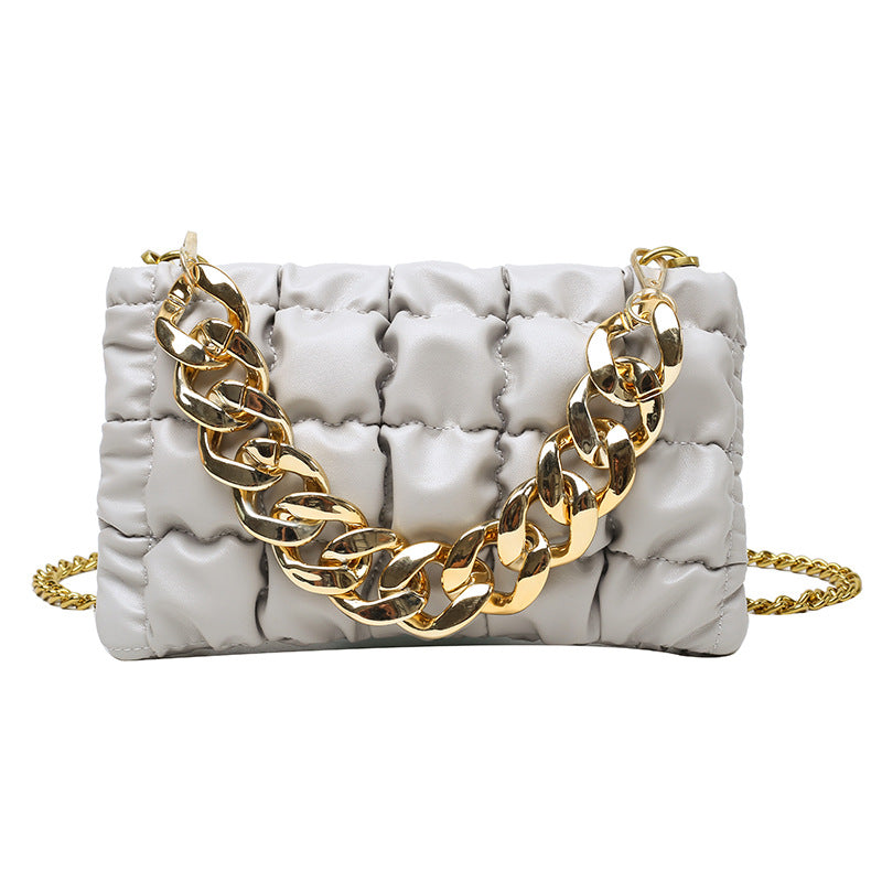 Women's Plaid Chain Spring Super Popular Fashion Women's Shoulder Bag