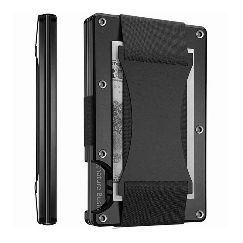Metal Carbon Fiber Swiping Blocking Technology Card Holder