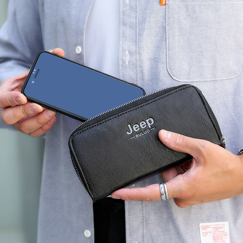 Men's Long Clutch Large Capacity Fashion Multiple Men's Wallets
