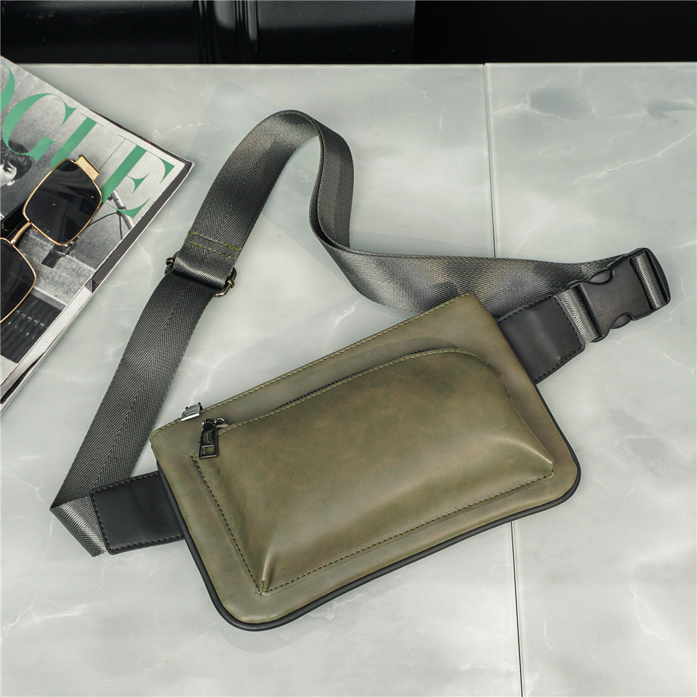 Charming Men's Mobile Korean Style Trendy Men's Chest Bags