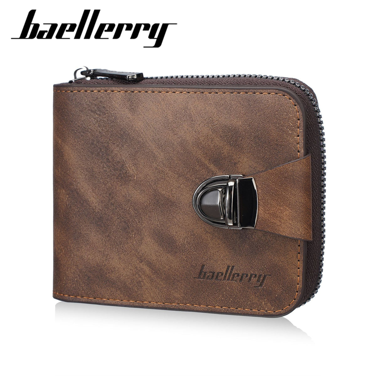 Men's Short Retro Credit High-grade Zipper Coin Purses