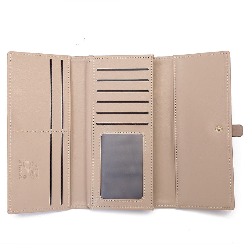 Women's Leather Long Soft Surface Simple Fresh Super Ladies Wallet